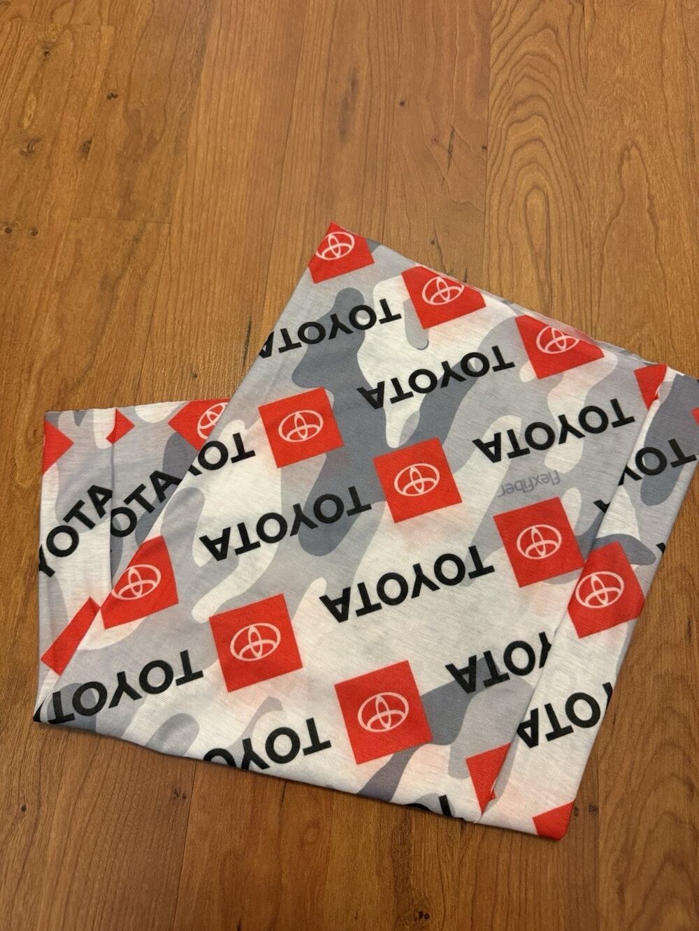 Toyota Flexfiber Buff Face Mask Multi Functional Neck Scarf Headband Bandana